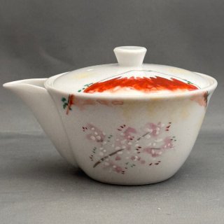 煎茶道具 染付宝瓶 急須茶碗 まとめ2点