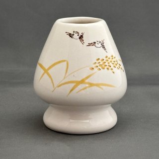 b136 【新品・未使用】ガラス茶碗 馬盥 川蝉 八木海峰 ブルー 紙箱 茶道具 ガラス抹茶茶碗 硝子抹茶茶碗 ガラス 硝子 葡萄 八木海峰