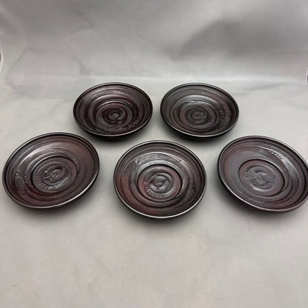 画像1: 象谷塗　茶托 (1)