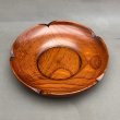 画像2: 4.0立梅茶托欅拭漆　 (2)