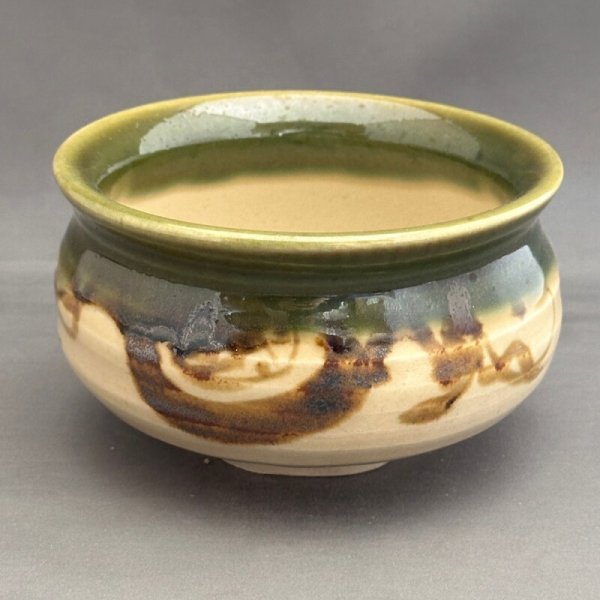 画像1: 建水　織部 (1)