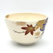 画像3: 八木海峰作　京焼　手描き抹茶茶碗(紅葉流水) (3)