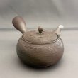 画像1: 常滑焼松皮帯網急須 (1)