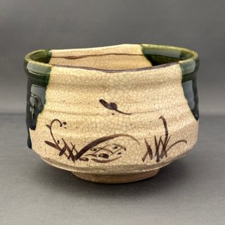抹茶茶碗 2種 京焼 志野焼 抹茶茶碗 2種 京焼 志野焼