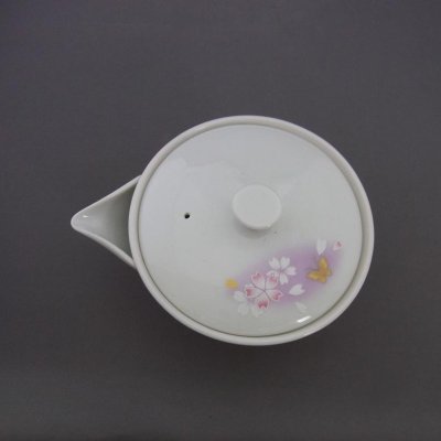 画像1: 美濃焼 茶器揃（桜に蝶）