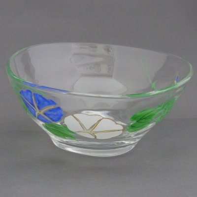 画像3: 京絵付ガラス製 小鉢(あさがお)