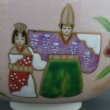 画像5: 八木海峰作 京焼 手描き抹茶茶碗（立雛） (5)