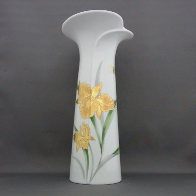 画像2: 美濃焼 白花瓶