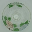 画像3: 八木海峰作 手描きガラス抹茶茶碗（アジサイ） (3)