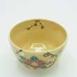 画像3: 八木海峰作 清水焼 イラボ 手描き抹茶茶碗（梅と椿） (3)