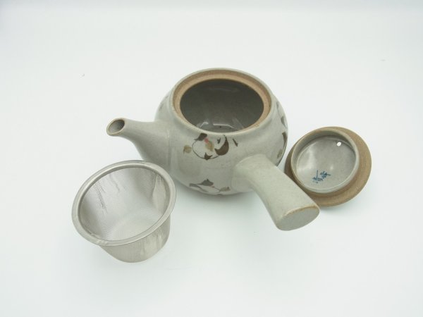 画像4: 有田焼唐草急須　かご網 (4)