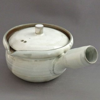 萬古焼 白絵帯山水 急須｜茶器・煎茶道具｜京なごみオンライン