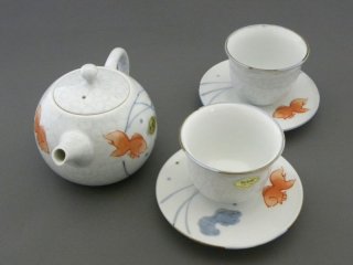 有田焼 小茶器揃(紫陽花)｜茶器・煎茶道具｜京なごみオンラインショップ